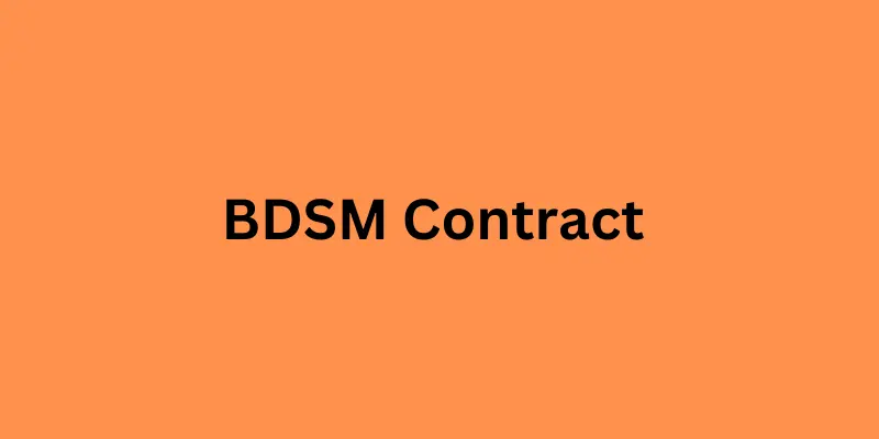 BDSM Contract 